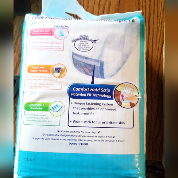 Hartz Disposable Male Wraps - Size SS - Picture 2 of 2